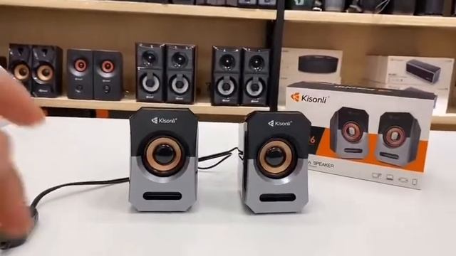 A606 Kisonli 2.0 USB Mini Subwoofer PC Multimedia Bass Speaker For PC & Laptop смотреть онлайн