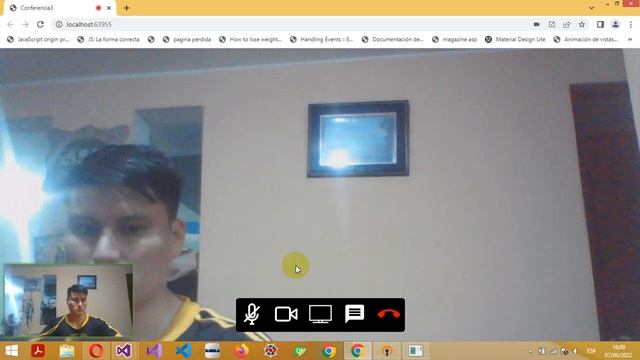 Video conferencia WebRtc WebSocket v.2 смотреть онлайн