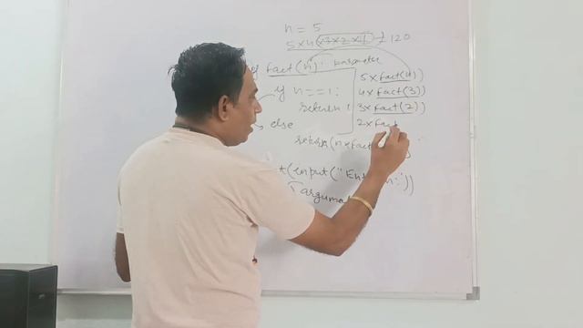 Python-Find Factorial of a number using recursion function. смотреть онлайн