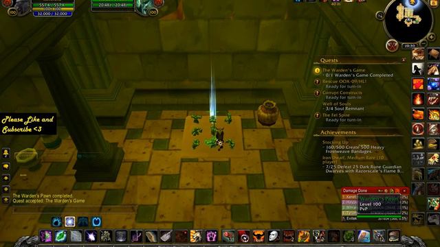 The Warden's Game Badlands Quest WoW смотреть онлайн