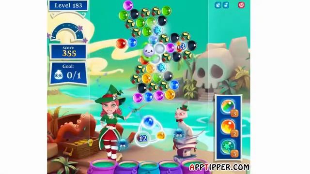 Bubble Witch 2 Saga Level 183 смотреть онлайн