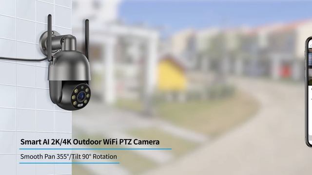 2023 New Techage ONVIF IP Camera， Outdoor POE PTZ Camera With Auto Tracking AI XM-PT825G-80W