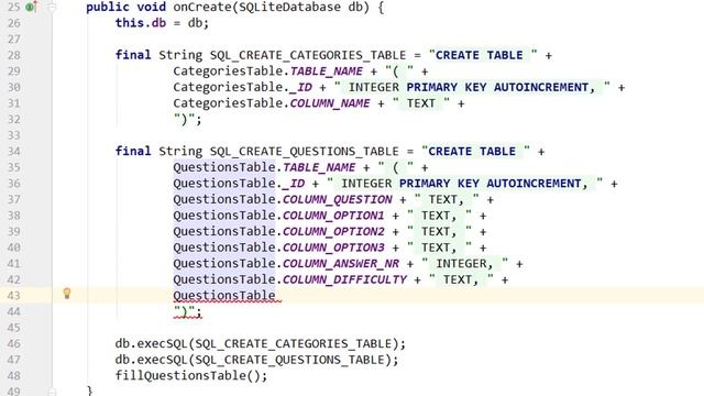 Multiple Choice Quiz App with SQLite Integration Part 11 - CATEGORIES - Android Studio Tutorial смотреть онлайн