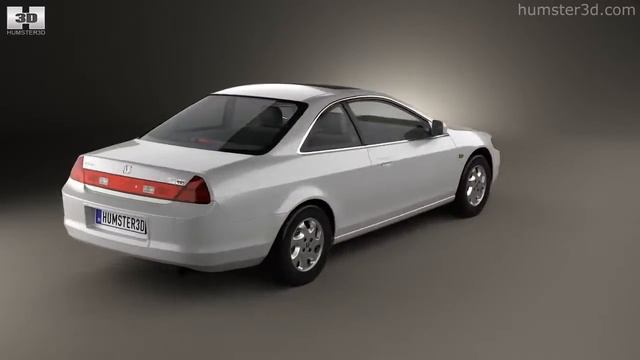 Honda Accord coupe 1998 by 3D model store Humster3D.com смотреть онлайн
