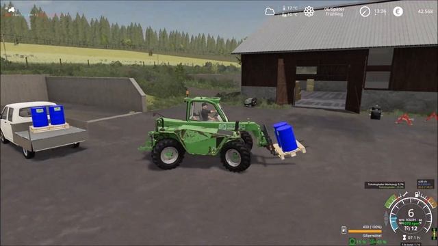 JOHN DEERE and PÖTTINGER in action! ?? Raking with MERLO! ?? | [FS19] - Timelapse #72 Geiselsberg смотреть онлайн