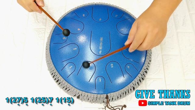 GIVE THANKS - Simple Tank Drum Cover with Tabs смотреть онлайн