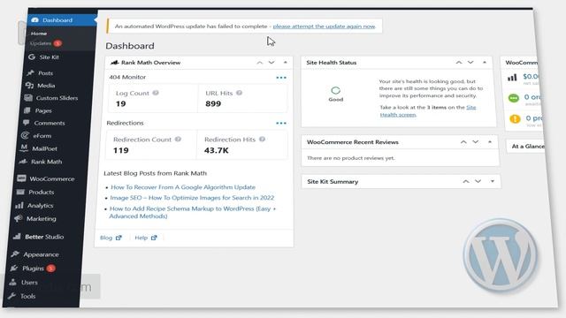 Fix An automated WordPress update has failed to complete WordPress смотреть онлайн