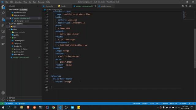 Multi Tier Docker Setup Tutorial Part 2 | Experss.js, ReactJS, MongoDB смотреть онлайн