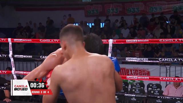 Alejandro Cota takes on Luis Nides for Canela Boxeo смотреть онлайн