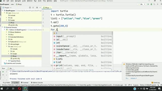 Python Turtle Graphics tutorial 23 | Drawing Circle Design | 5 minutes смотреть онлайн