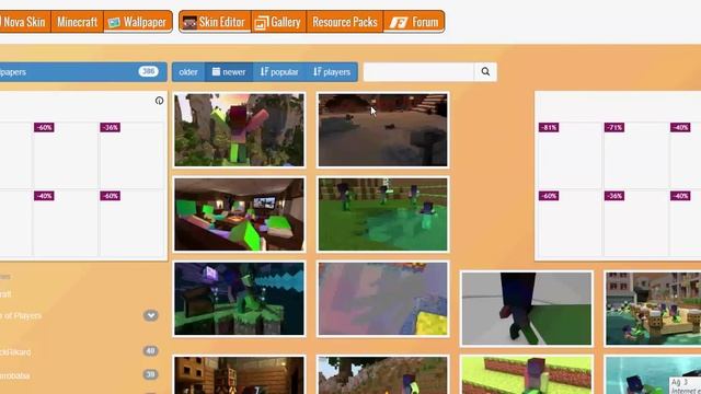 Novaskin Minecraft Wallpapers yapımı смотреть онлайн