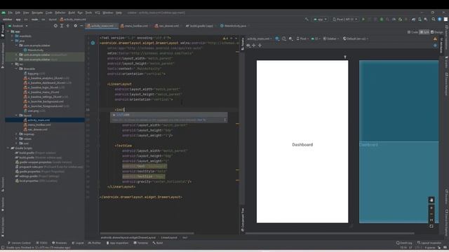 navigation view with logout handling in android studio смотреть онлайн