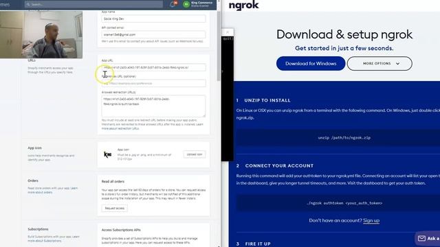 Getting Started with Shopify App Development - Setting Up Ngrok смотреть онлайн