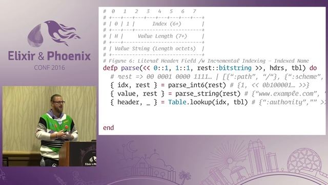 ElixirConf 2016 - Implementing Binary Protocols with Elixir by Ole Michaelis смотреть онлайн