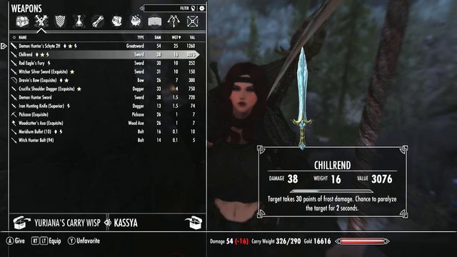 The Witchings - A Skyrim SE Mod List Ep.18: Meridia, Demon Hunter, Wolfskull