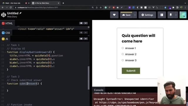 JavaScript Project - Quiz App | JavaScript Demo Class смотреть онлайн