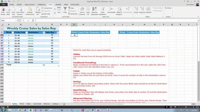 WIT Advanced Excel, Practice Test, Part 01 смотреть онлайн