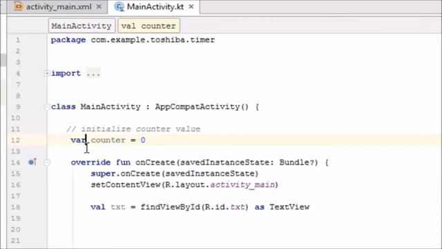 Android studio project - Lesson 5 : Simple Android Application (counter) [ Kotlin ] смотреть онлайн