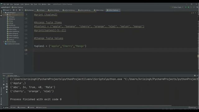 Python Tutorial | Tuples in Python | [Part 10] смотреть онлайн