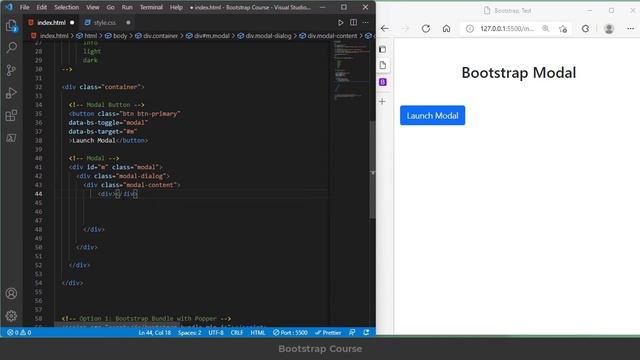 18. Bootstrap Modal | تعلم بوتستراب بالكامل | كورس كامل للمبتدئين Bootstrap 5 смотреть онлайн