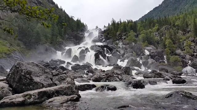 Водопад Учар (Чульчинский водопад, Горный Алтай) - Летняя Школа Гипноза смотреть онлайн