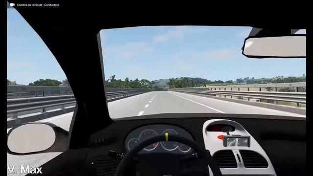 Peugeot 206 sur BeamNG.drive (G29) смотреть онлайн