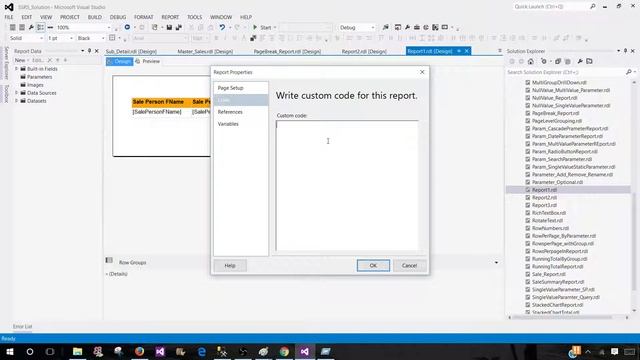 How to Add Custom Code in SSRS Report - SSRS Interview Questions and Answers смотреть онлайн