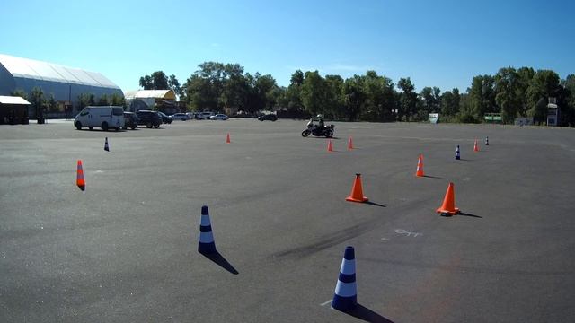 #2019MGymkhanaWC5 Honda Transalp 700 40.88sec. Victor Mikulin, Ukraine смотреть онлайн