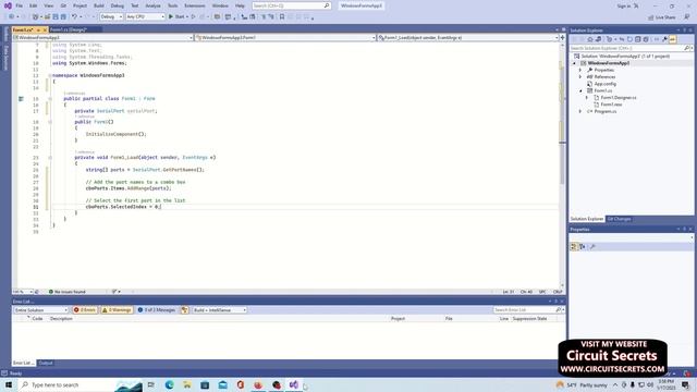 Use Chat GPT to help develop a windows application in visual studio 2020 смотреть онлайн