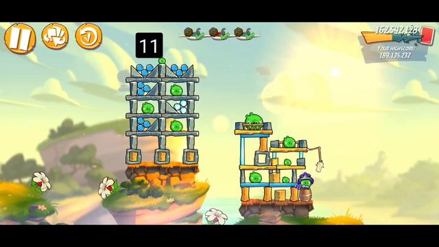 Angry birds 2 mighty eagle bootcamp Mebc 17 oct 2023 with 2 extra birds blues+leonard#ab2 mebc toda смотреть онлайн