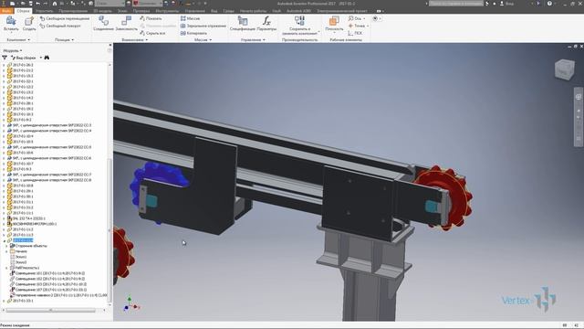 Динамические зависимости в Autodesk Inventor смотреть онлайн