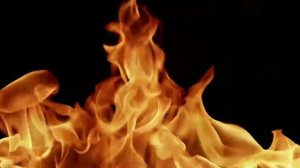 ОГОНЬ НА ЧЁРНОМ ФОНЕ! FIRE FLAME ON BLACK BACKGROUND