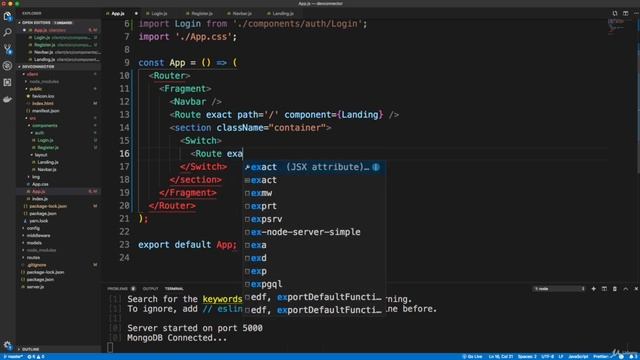 6 5 React Router Setup смотреть онлайн