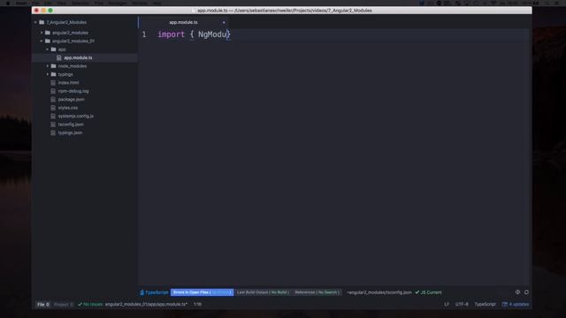 Angular 2 Modules (NgModule) - Quickstart Tutorial смотреть онлайн