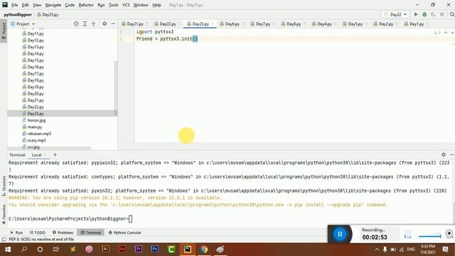 Python Video to Audio Converter Project смотреть онлайн
