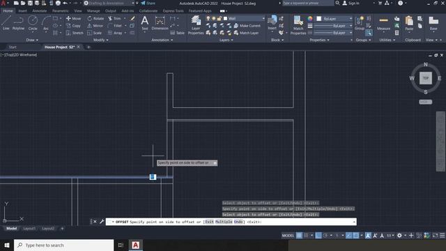 Build a 2 Storied 3D House using AutoCAD | Creating Gaps in Walls for doors смотреть онлайн