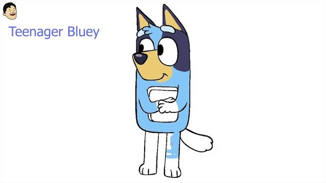 Bluey Heeler GROWING UP EVOLUTION ?@EasyLittleDrawings Bluey Disney Junior смотреть онлайн