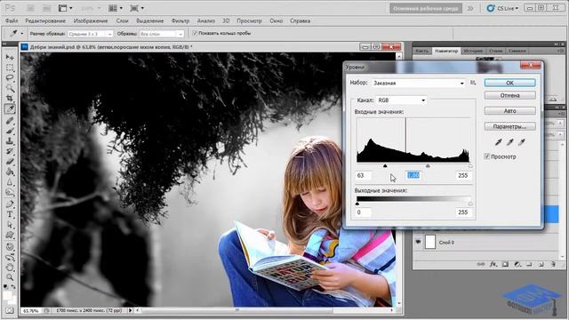 Photoshop Создаем коллаж Дебри знаний Часть №2 Елена Минакова смотреть онлайн