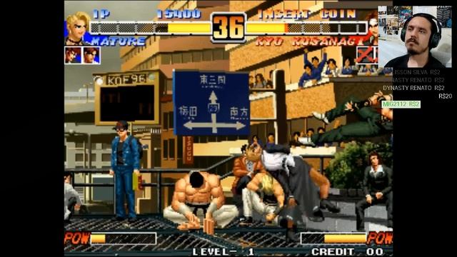 Aca NeoGeo The King of Fighter 96 - Como fazer 1000G Fácil e Rápido!!! смотреть онлайн