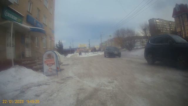 Видео за 22.01.2023 еду в сторону Гагарина вид задней камеры смотреть онлайн