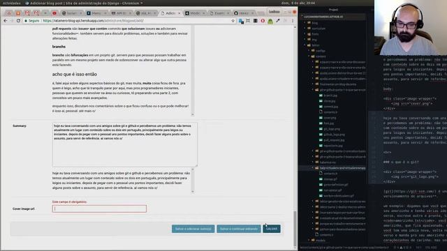 react + webpack + github pages: implementando meu novo site #programming смотреть онлайн