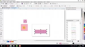 Заливка полноцветным узором в CorelDraw [Как работать с заливками в Кореле]