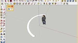 Текстурирование криволинейных дорожек в SketchUp с помощью ThruPaint