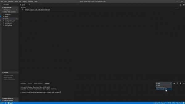 How to Add Git Bash to Visual Studio Code Windows 10