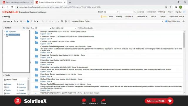 Business Intelligence Publisher - Oracle Fusion (Part 1) | Oracle Tutorial | SolutionX смотреть онлайн