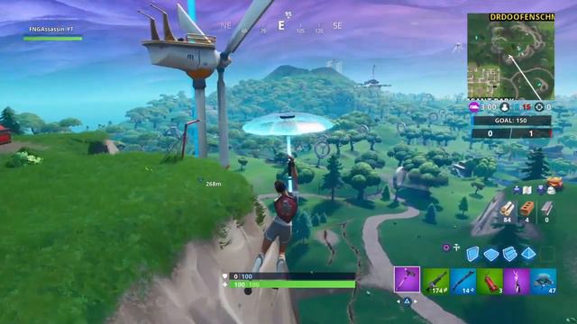 FORTNITE FORTBYTE #7- ACCESSIBLE BY USING THE CUDDLE UP EMOTICON (ROCKY UMBRELLA) Fortnite Season 9 смотреть онлайн