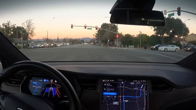 [FSD Beta 8.1] handles night drive with little disengagements смотреть онлайн