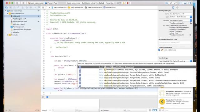iOS Development in Tamil - Swift - Post Service Basic смотреть онлайн