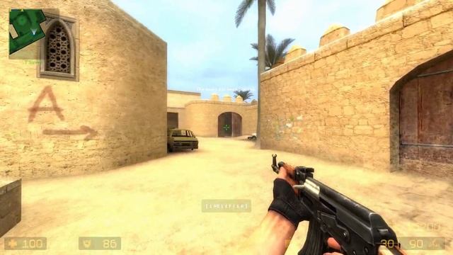 Counter-Strike: Source 2021 Gameplay on de_dust2 смотреть онлайн
