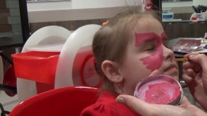 Алина идет в Минополис Аквагрим на лице ВЛОГ